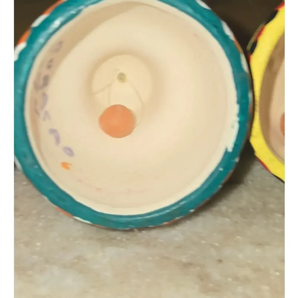 Curacao Pottery Hanging Doll Bells made 1994